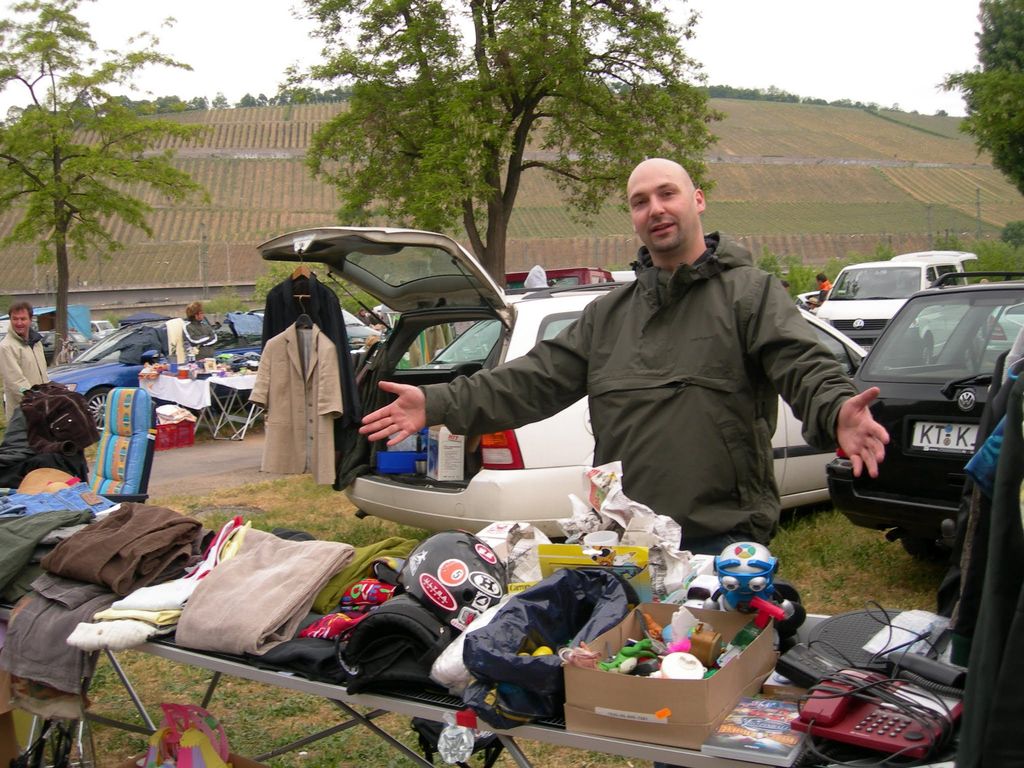 Flohmarkt auf den Mainwiesen