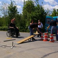 Vespa-Geschicklichkeitsturnier